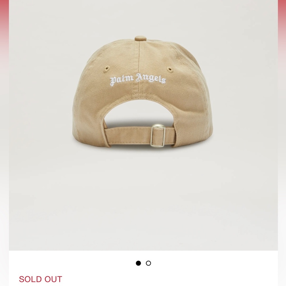 NWT220 cream palm angels cap